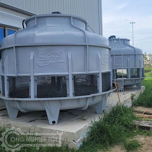 Tháp giải nhiệt Alpha 100rt khi được lắp đặt